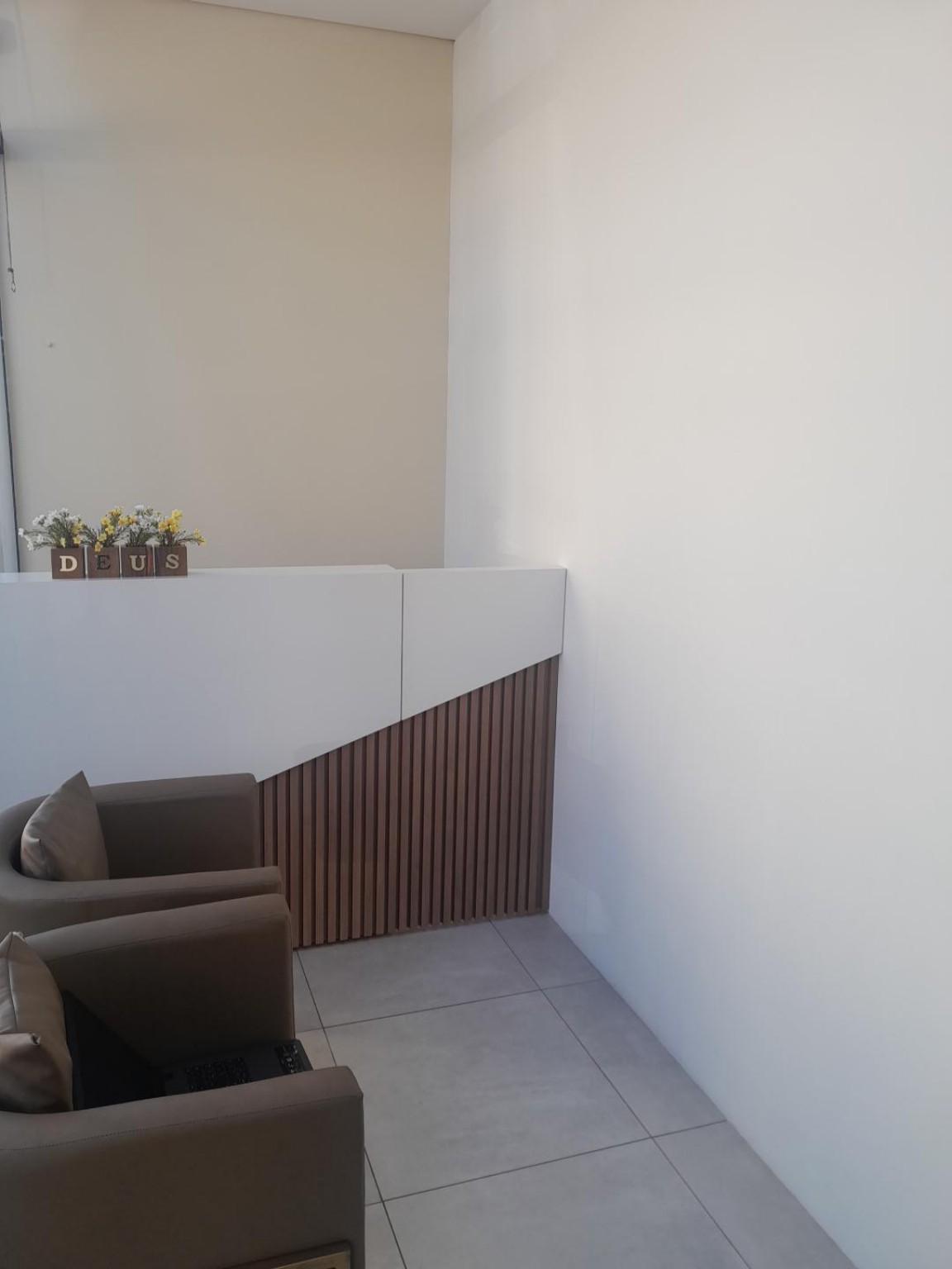 Recepção do consultório